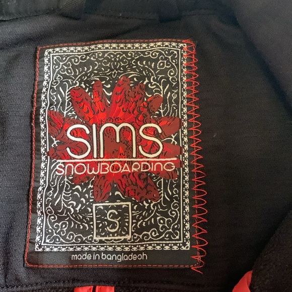 Sims snowboarding zip up jacket. - Picture 3 of 4